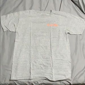 Grey and Orange Salt Life Tee